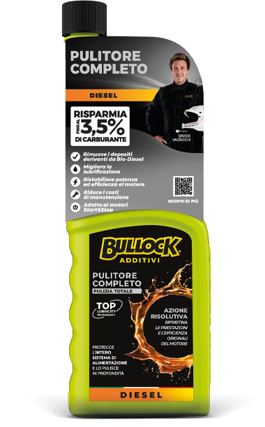 Bullock® additivi: Pulitore Completo Diesel