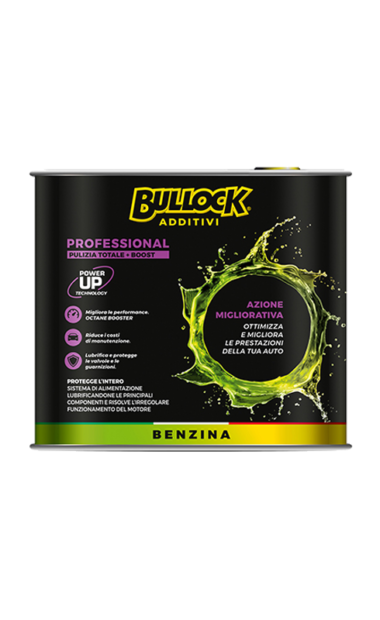 Bullock® additivi: pulitore professional Benzina