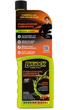 Bullock® additivi: Stabilizzatore Carburante Benzina e Diesel