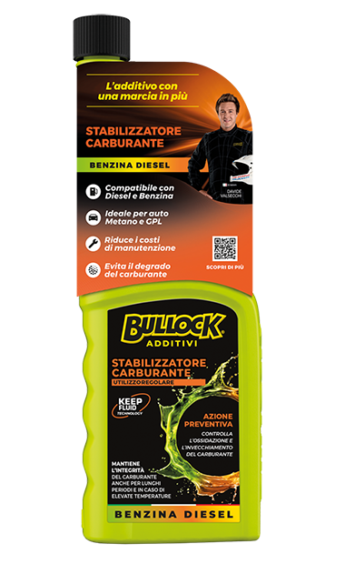 Bullock® additivi: Stabilizzatore Carburante Benzina e Diesel