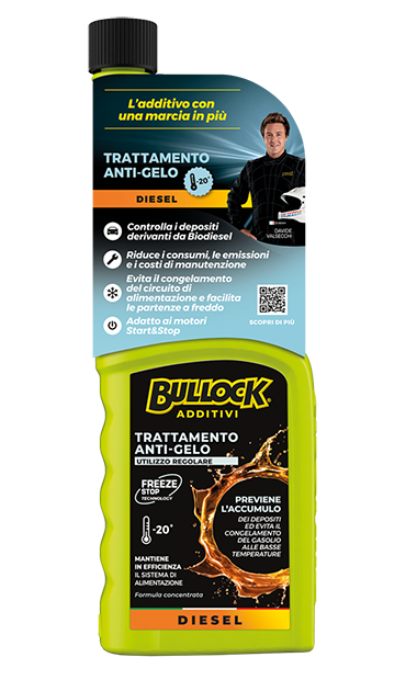 Bullock® additivi: Trattamento Anti-Gelo Diesel