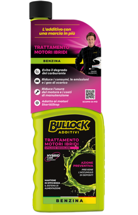 Bullock® additivi: Trattamento motori ibridi Benzina